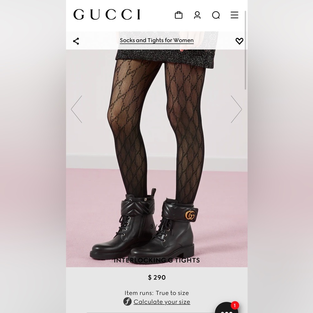 GUCCI INTERLOCKING G TIGHTS